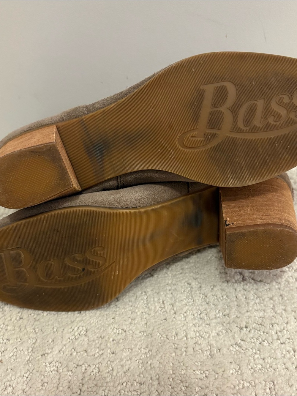 G. H. Bass & Co. Shiloh Suede Zip Ankle Boot